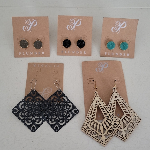 Plunder Jewelry - Plunder Earrings Druzy Studs